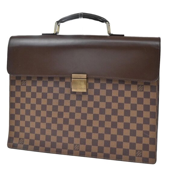 LOUIS VUITTON Altona GM Business Hand Bag Damier Ebene Leather N53312 77YH417 - Picture 1 of 15